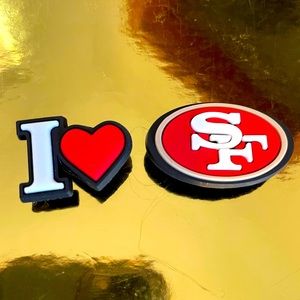 I love San Francisco 49ers Croc charms